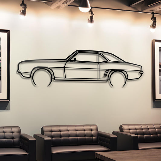 1969  Camaro Metal Silhouette